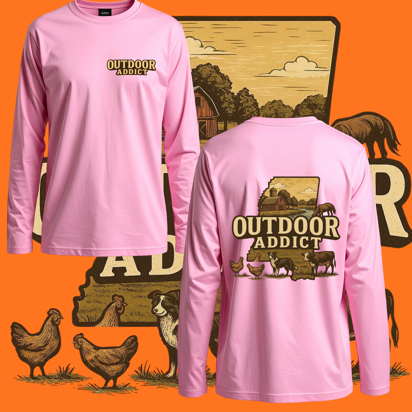 Pink ODA Long Sleeve