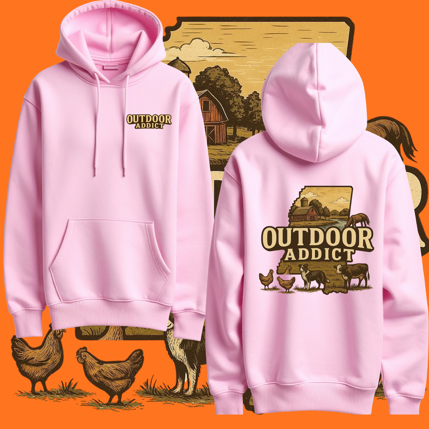 Pink ODA Hoodie