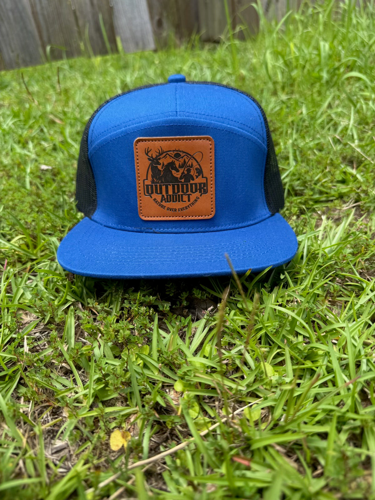 Nature Over Everything Patch Hat - Blue